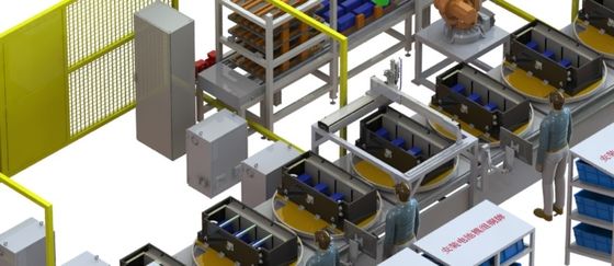 10PPM ηλεκτρικό αυτοκινήτων μπαταριών γραμμών παραγωγής PLC αυτόματο εκκινητών λίθιου λίθιου μπαταριών παραγωγής produ μπαταριών λίθιου ιονικό