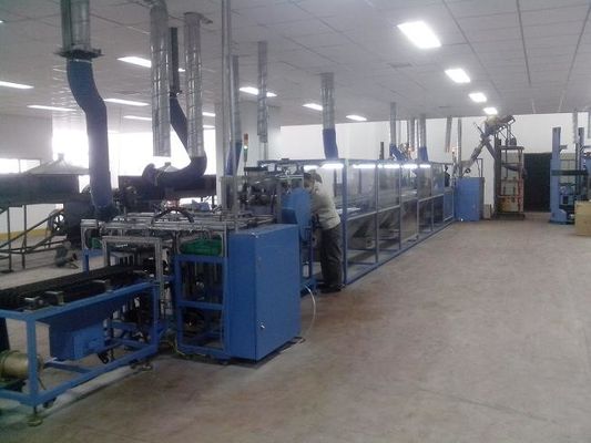 Γραμμή συνελεύσεων πιάτων μπαταριών νικελίου ψευδάργυρου 25kva AC220V