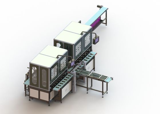15PPM λίθιου ιονικός μπαταριών συνελεύσεων καυτός κρύος πιέζοντας εξοπλισμός σταθμών γραμμών διπλός