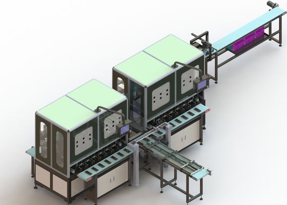 15PPM λίθιου ιονικός μπαταριών συνελεύσεων καυτός κρύος πιέζοντας εξοπλισμός σταθμών γραμμών διπλός