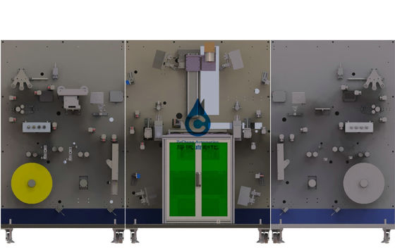 200W ιονική γραμμή παραγωγής 800 Mm/S μπαταριών λίθιου τεμνουσών μηχανών Πολωνού λέιζερ