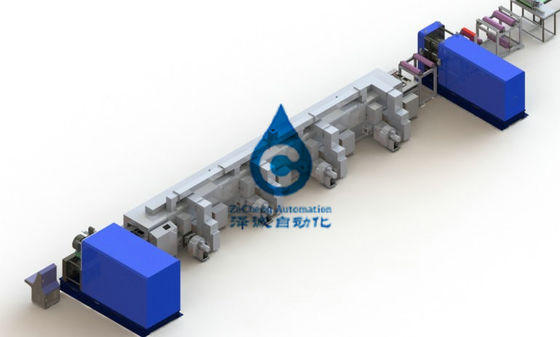 80KW σύνθετη γραμμή παραγωγής ρόλων πιάτων για την ασημένια μπαταρία ψευδάργυρου μαγγάνιου λίθιου
