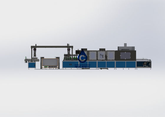 12PPM μπαταρία υπερηχητικό καθαρότερο SMC δύναμης γραμμών παραγωγής 380V μπαταριών λίθιου