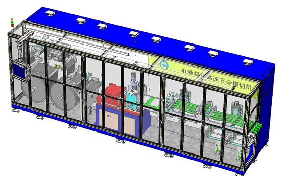Τεμαχίζοντας μηχανή 220V μετάλλων υψηλής ταχύτητας 30PPM για το κομμάτι Πολωνού μπαταριών