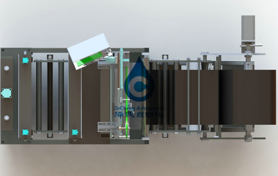Μεγάλη διόρθωση τεμνουσών μηχανών 12PPM 380V ταινιών κομματιού Πολωνού μπαταριών αυτόματη